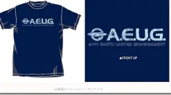 AEUG Hand Written Logo T-Shirt Navy XL