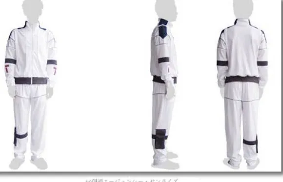 AEUG Jersey Suit White XL