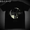 After War Gundam X Tsuki wa Dete Iru Ka? T-shirt Black M