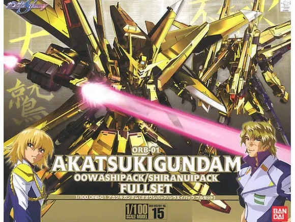 1/100 Akatsuki Gundam Oowashi Pack / Shiranui Pack Full Set