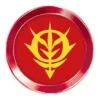 Aluminum Button Sticker Gundam 01 Zeon