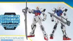 Bikkura Tamago - Gunpla Entry Grade Strike Gundam (Grand Slam Equipped) & Mini Gunpla Mobile GOOhN (Brown) / Mobile ZnO (Green)
