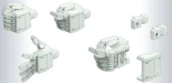 1/144 Builders Parts: MS Hand 01 (EFSF) Gundam White