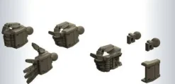 1/144 Builders Parts: MS Hand 03 (EFSF S Size Metallic Color)