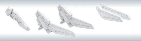 Builders Parts: MS Power Up Wing 01 (White)