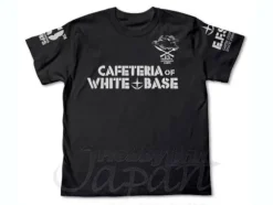 Cafeteria of White Base T-Shirt Black L