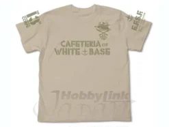 Cafeteria of White Base T-Shirt Light Beige L