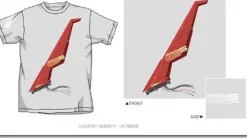 Char's Zaku Antenna T-Shirt XL Light Gray