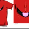 Char's Zaku Mono-Eye 04 T-Shirt M Red