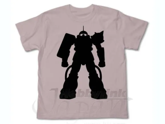 Char Zaku Silhouette T-Shirt Mauve L