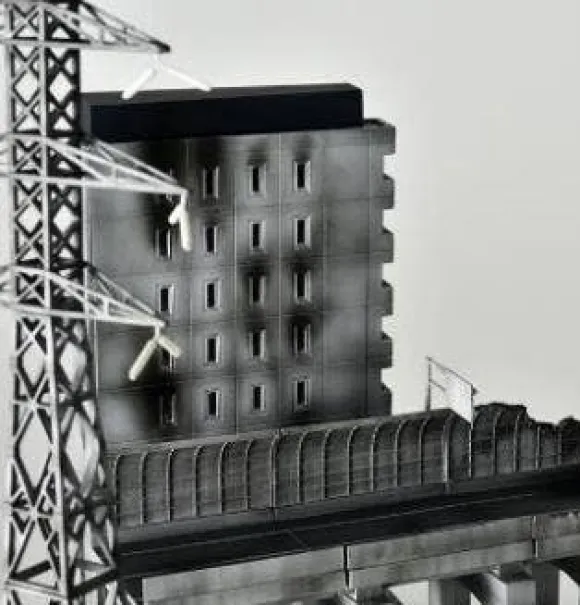 1/144 DCM15 Assault City B Urban Hotel