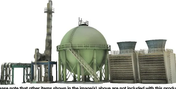 1/144 DCM10 Dio-Com War Combinate C (Cooling Tower) - Prepainted