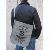 E.F.F. Far East Shoulder Tote Bag Grey