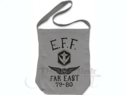 E.F.F. Far East Shoulder Tote Bag Grey