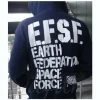 EFSF Military Zip-Up Parka Navy L