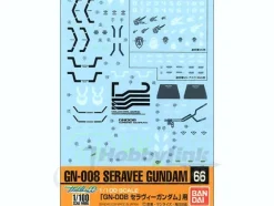 1/100 GD-66 GN-008 Seravee Gundam Decals