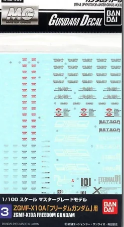 GD-03 MG Freedom Gundam Decal