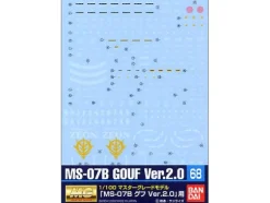 1/100 GD-68 MG MS-07B Gouf Ver.2.0 Decals