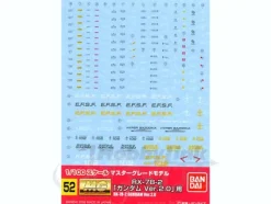 1/100 GD-52 MG RX-78-2 Gundam Ver. 2.0 Decals