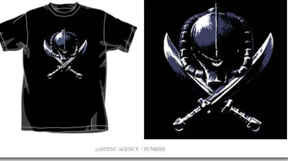 Gouf Head T-Shirt Black L