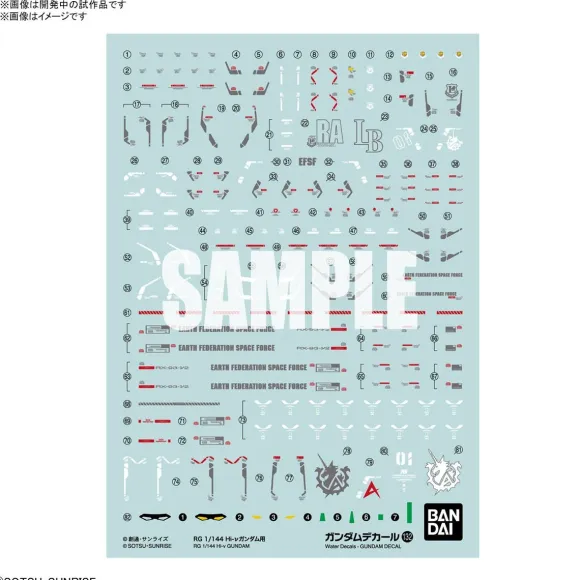 1/144 Gundam Decal No.132 for RG Hi-Nu Gundam