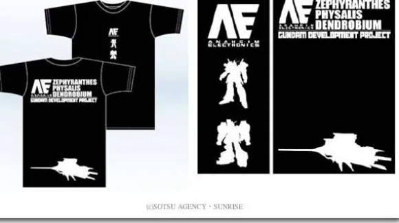 Gundam Development Project T-Shirt Black M