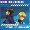 Gundam 00: Memories Towel Setsuna & Graham