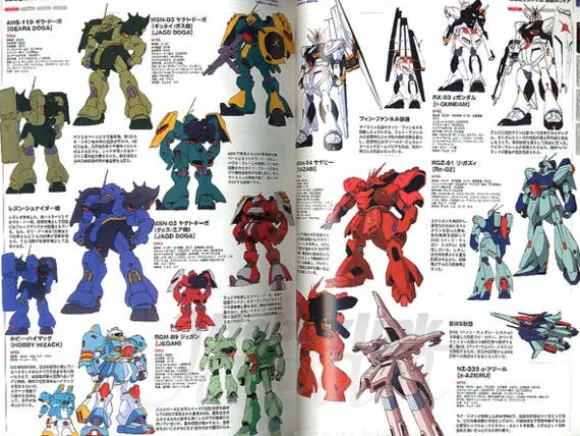 Gundam MS Encyclopedia 2013 & Drawing Material