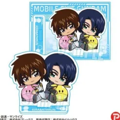 Gundam Seed Freedom: Gyugyutto Mini Stand / Kira & Athrun