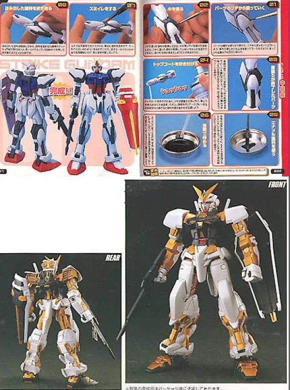 Gundam Seed Plamo Book w/Astray Kit