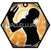 Gundam 00: Stained Glass Art Keychain Hallelujah