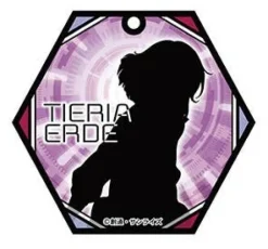Gundam 00: Stained Glass Art Keychain Tieria Erde
