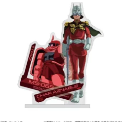 Gundam Stationery 13: Mobile Suit Gundam Acrylic Stand Char Aznable