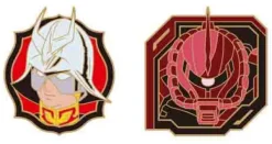 Gundam Stationery 12: Pins Set Char & Char's Zaku