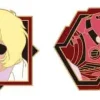Gundam Stationery 12: Pins Set Char & Char's Z'Gok
