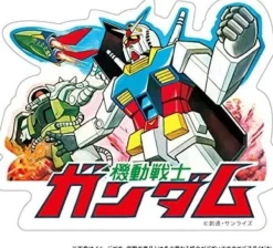 GUNDAM STATIONERY 8: Sticker GS8 Retro A Pattern