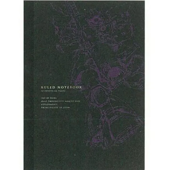 Gundam Stationery VI Notebook B5 MS-09 (Dom)
