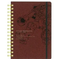 Gundam Stationery VI Ring Notebook A6 MS-06S (Char's Zaku II)