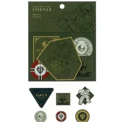 Gundam Stationery VI Sticker MS-06F (Zaku II)