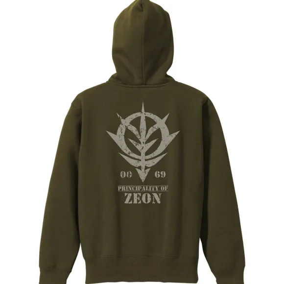 Gundam: The Zeon Army Zip Hoodie Vintage Ver MOSS XL