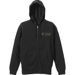 Gundam: The Zeon Army Zip Hoodie Vintage Ver BLACK S
