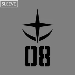 Gundam - 08th MS Team Heavy Weight T-shirt MIX GRAY L