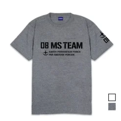 Gundam - 08th MS Team Heavy Weight T-shirt MIX GRAY XL
