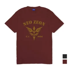Gundam UC: Neo Zeon Heavy Weight T-shirt BURGUNDY XL