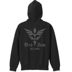 Gundam UC: Neo Zeon Zip Hoodie BLACK M