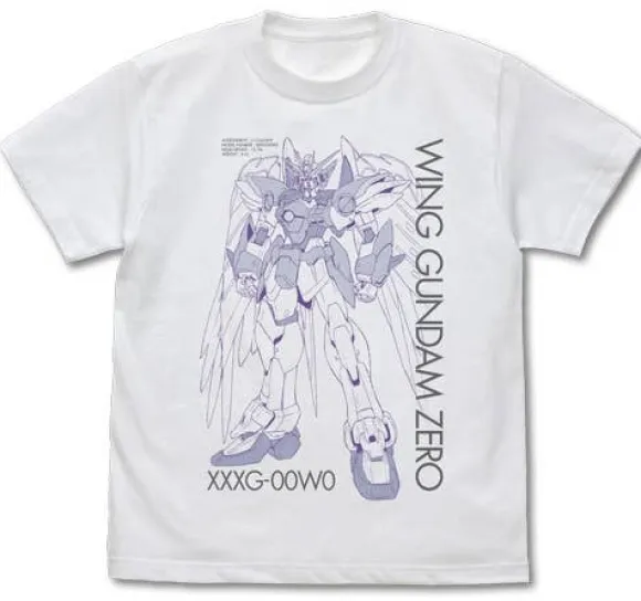 Gundam Wing: Endless Waltz: Wing Gundam Zero EW T-shirt / White - S