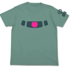 Gundam Zaku Mono-Eye Luminous T-Shirt Sage Blue S