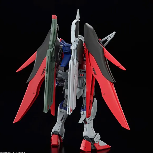 1/144 HG Destiny Gundam Spec II & Zeus Sillouette