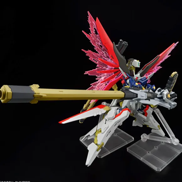 1/144 HG Destiny Gundam Spec II & Zeus Sillouette