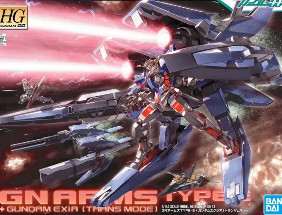1/144 HG GN Arms Type E + Gundam Exia (Transam Mode)